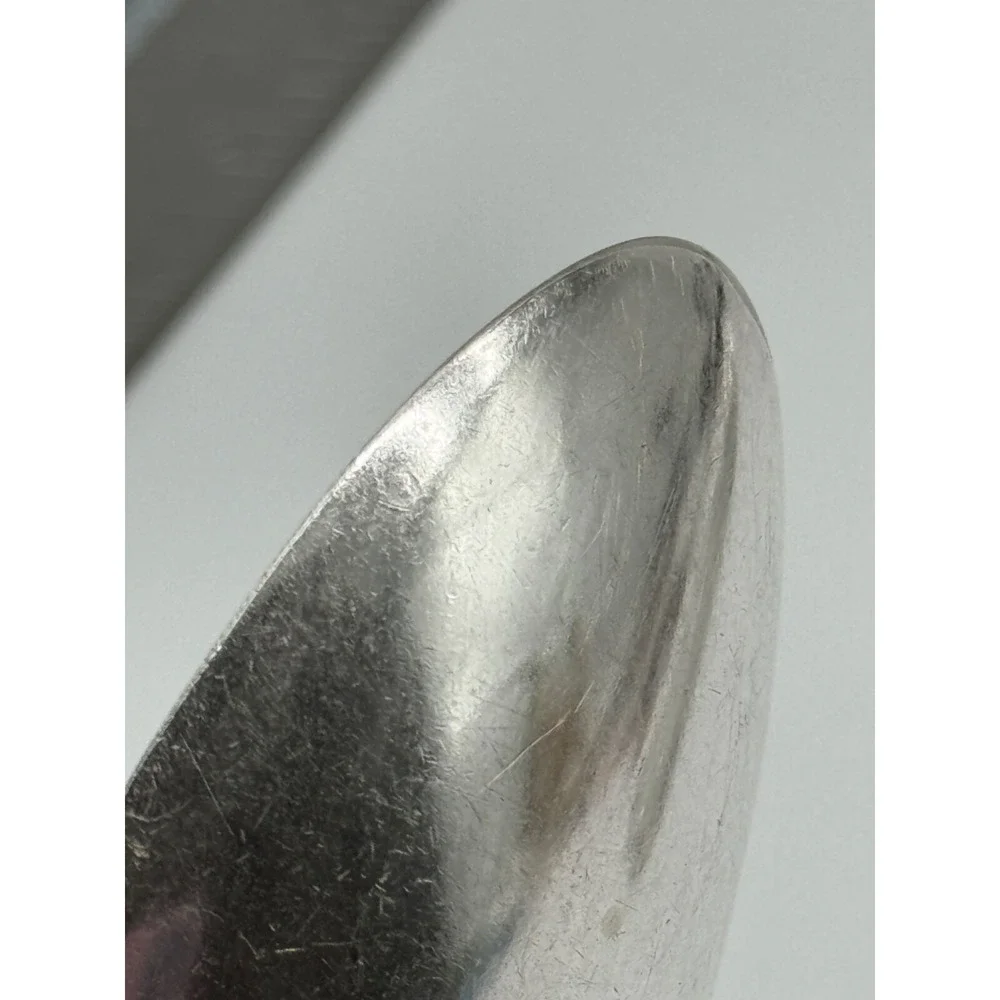 Vintage Christofle Rubans Silverplate European Place Oval Soup Spoon 8 1/8